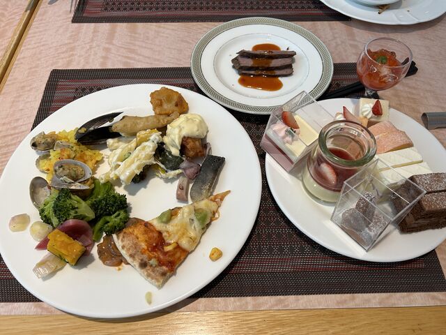 イチゴのデザート美味しかったです_レストランカフェ セレース/ANAクラウンプラザホテル成田