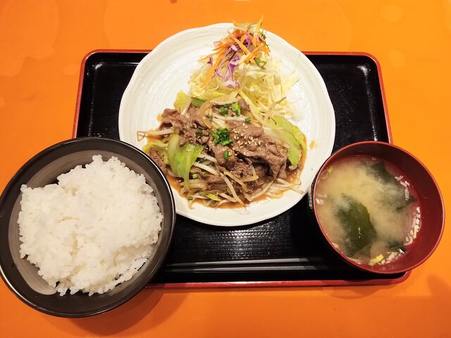 鉄板で焼いた生姜焼き_金沢エムザ