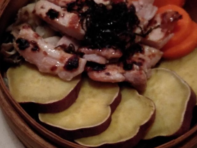桜姫鶏と野菜のせいろ蒸し_勇夢路 両替町店