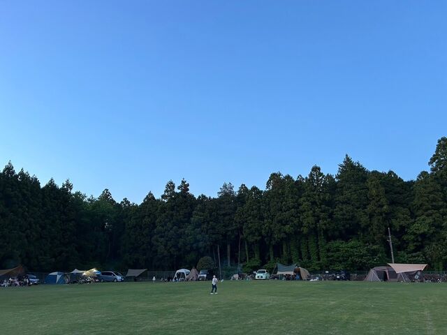 芝生が綺麗_ゆめパーク牧野