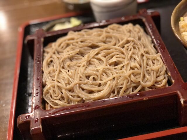 冷たくしめたお蕎麦!_明治庵