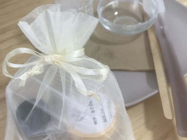 可愛い袋に入れて完成\(^-^)/_アロマルーム ねこのて