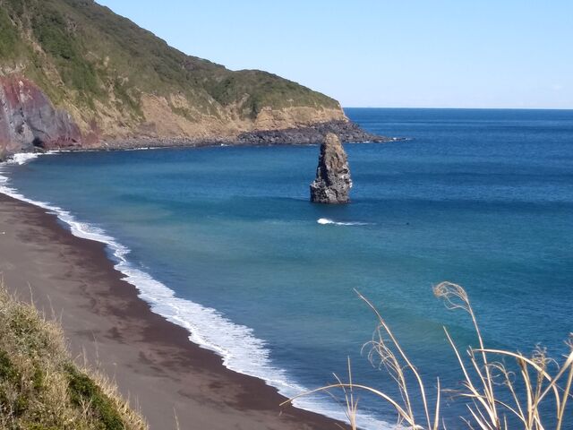 筆島。_伊豆大島