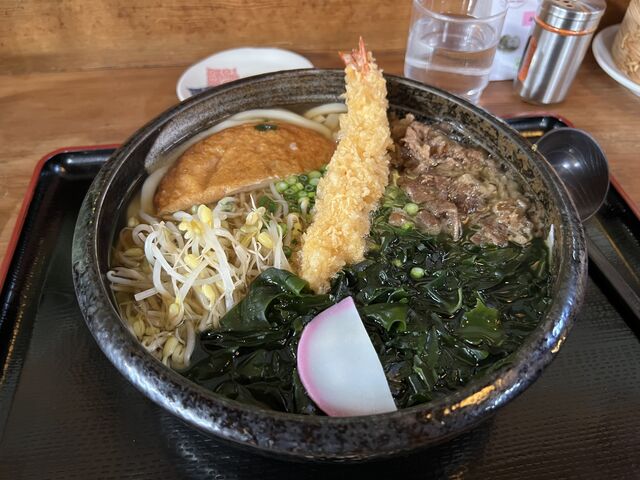 麦の花うどん(大盛り)_釜揚げうどん 麦の花