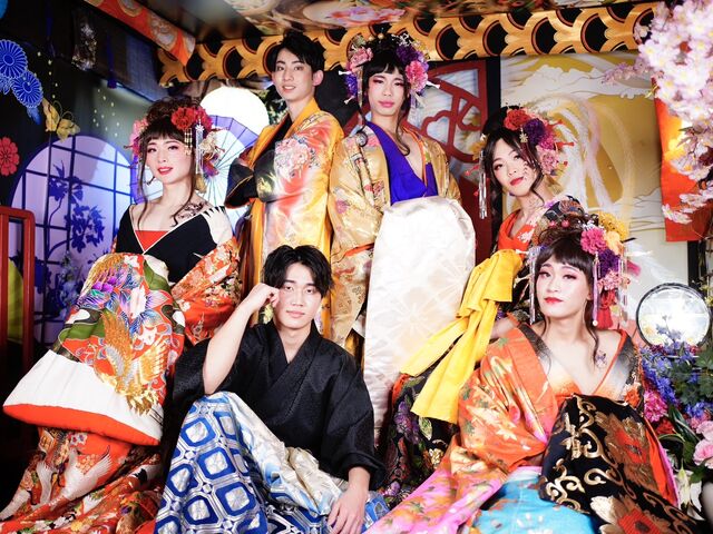 セットも本格的でとても見栄えします。_京都高級花魁体験スタジオ 花りん 本店