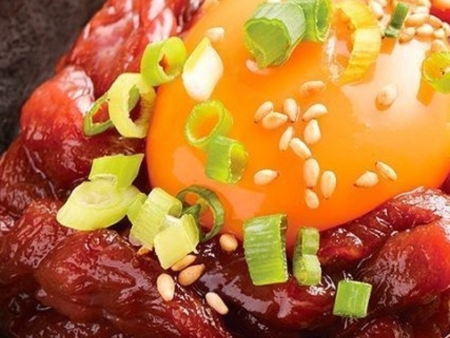 ユッケ_0秒レモンサワー 仙台ホルモン焼肉酒場 ときわ亭 鶯谷店