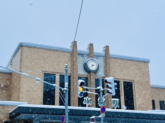 JR小樽駅
(大雪と電車の事故で運転再開不明)_JR小樽駅