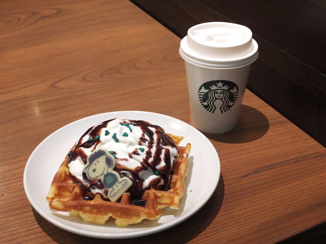 アメリカンワッフル_スターバックス・コーヒー JR東海 小田原駅店