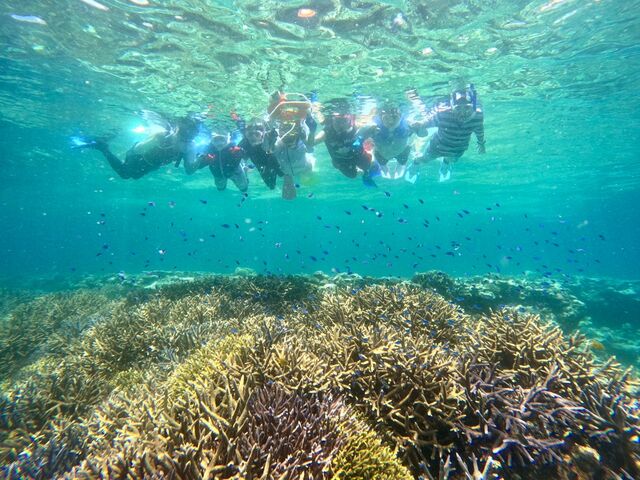 カヤックおりてシュノーケリング_BluePlanet