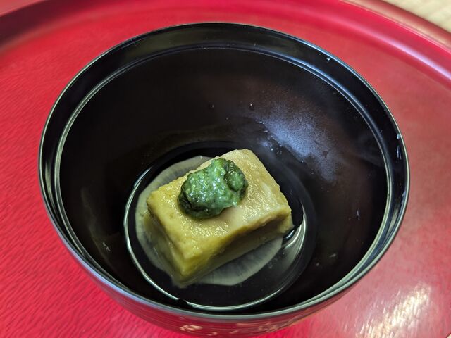 粟麩のおでん 蒸し料理_三光院
