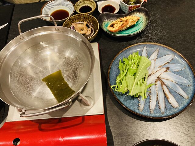 タコしゃぶは、噛むと柔らかく、あっという間に無くなりました。日間賀島でないと味わえません。_あじ浜