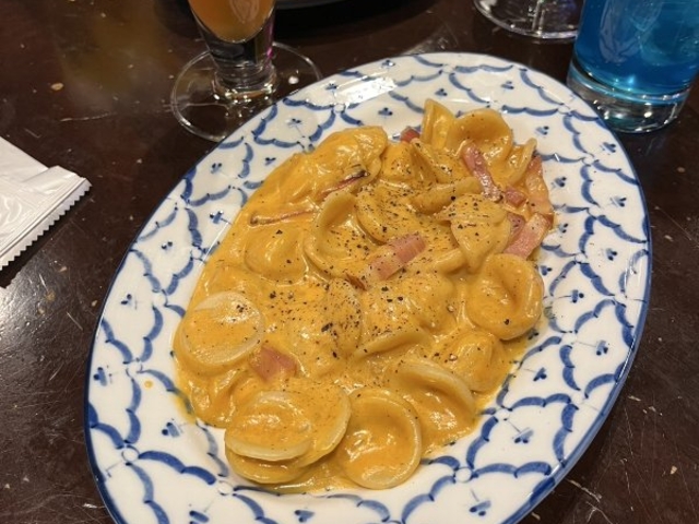 ビスクソースのパスタ_HUB 新浦安店