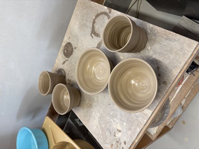 出来上がりの写真。_陶工房 藤見窯