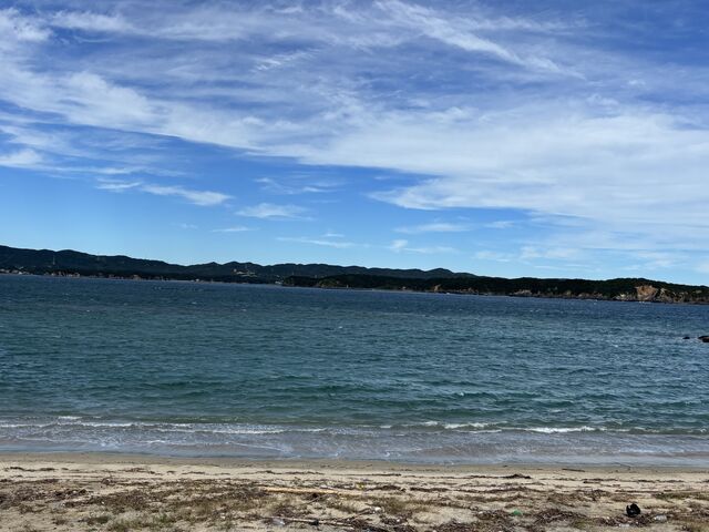 海が綺麗な色だった_浦ノ浜