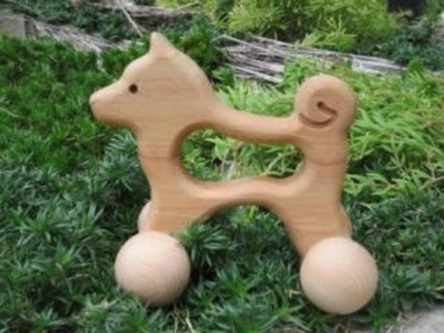 十石犬にぎりコロコロ_ウッディー上野村銘木工芸館