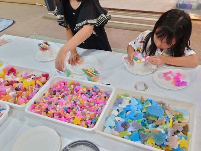 キャンドル体験風景_蝋燭町キャンドル工房