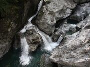 八釜の甌穴群の写真1