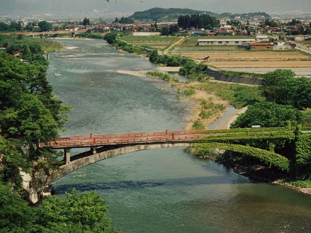 臥龍橋と奇岩の写真1