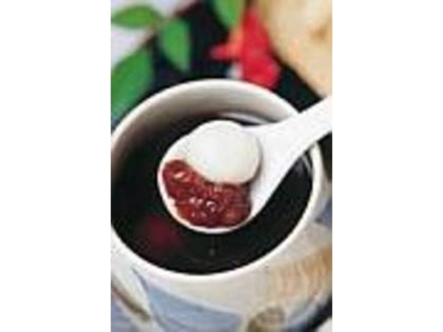 コクと甘味が絡む『珈琲ぜんざい』650円_甘味処 あづみ野