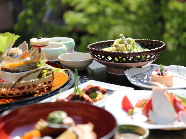 春の料理_よもぎひら温泉 花の宿 よもやま館