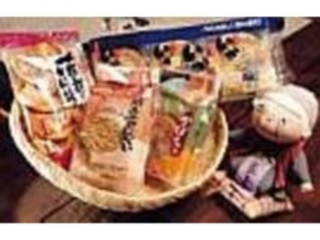 かりんとう263円、いか20枚入945円_南部煎餅茶屋