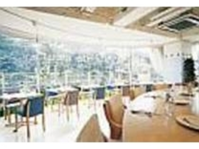 室内なのにまるでオープンカフェの雰囲気_cafe de coeur