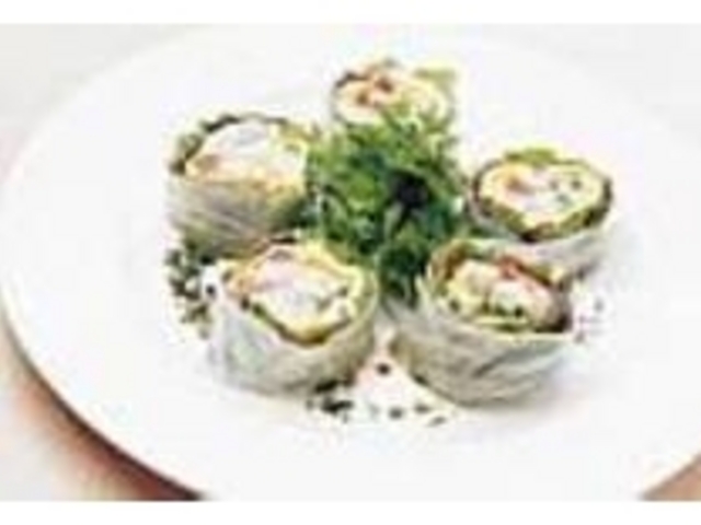 カニと甘エビの生春巻(900円)_cafe de coeur