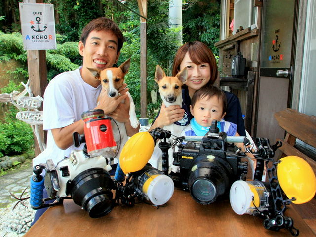 スタッフ一同お待ちしてます!_屋久島ダイビングリゾートDIVEANCHOR