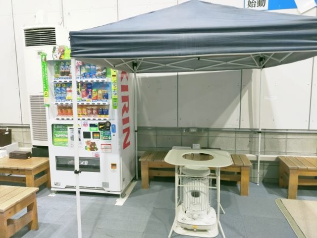 自販機・エアコンあり
(冬季はストーブも)_福山クライミングジムSORA