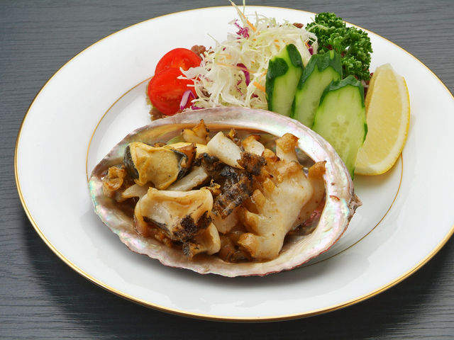 鮑バター焼き_割烹大喜