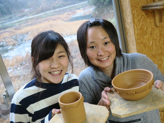 仲良し女子旅_風炎窯アクティブアーチ陶芸倶楽部