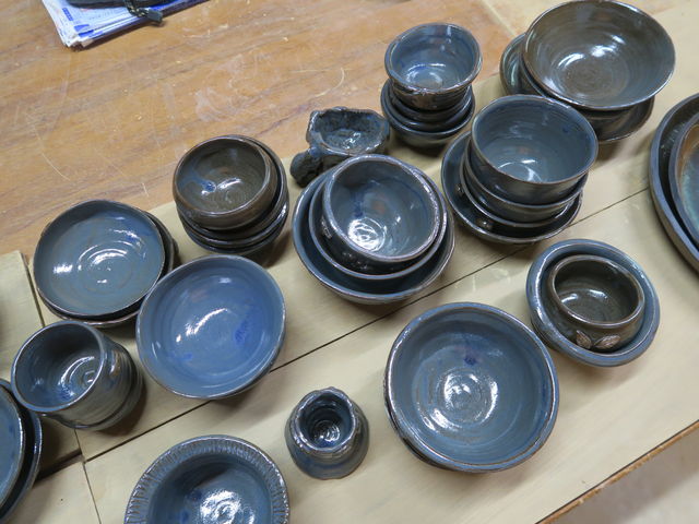 完成品、約2割収縮します_風炎窯アクティブアーチ陶芸倶楽部