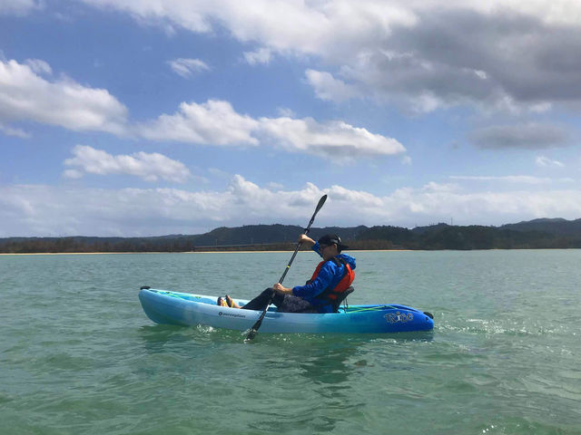 屋我地島、羽地内海カヤック_ノレジオサイクル