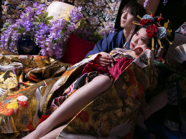 カップルプラン_花魁体験studioあられ京都駅前店