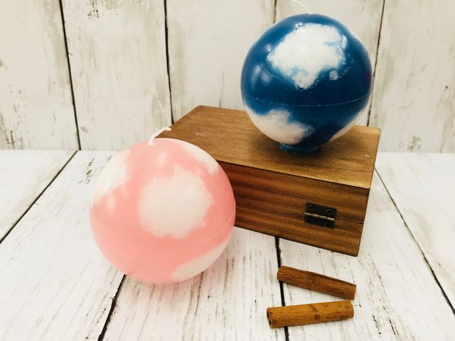 雲キャンドル_キャンドル教室灯花