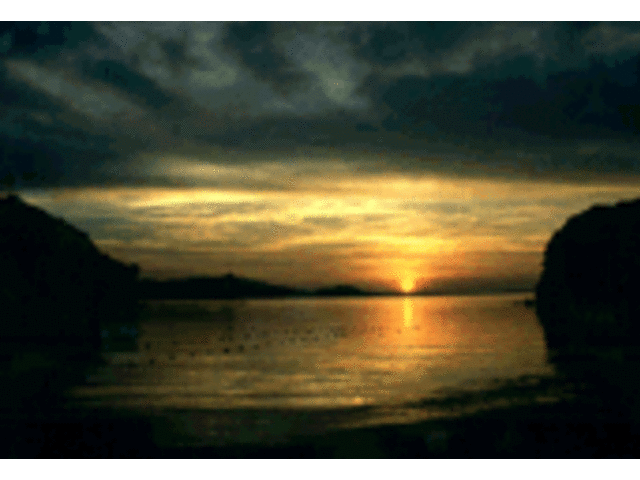 忍路の夕焼けは静かでとても厳か。神秘的な瞬間です★_青の洞窟クルーズ おしょろリゾート