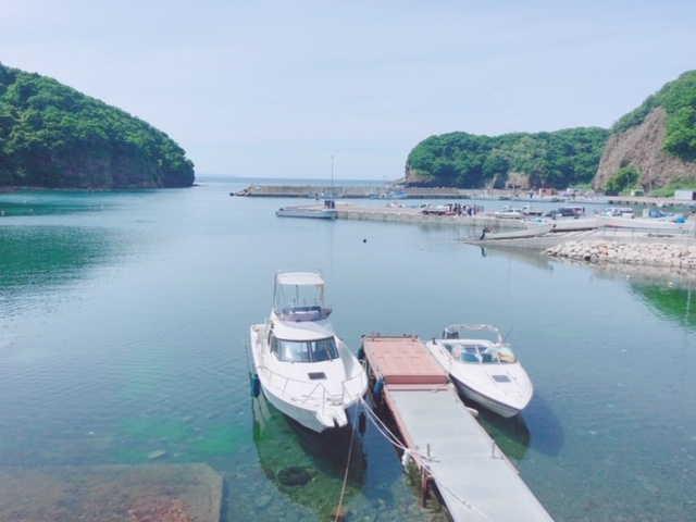 船着き場♪V釣りやシーカヤックも楽しめます♪_青の洞窟クルーズ おしょろリゾート