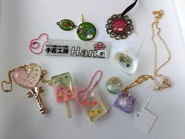 普段工房で作れる作品例です。_手芸工房Hana