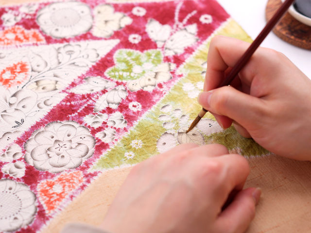 辻が花染め工房 絵絞庵