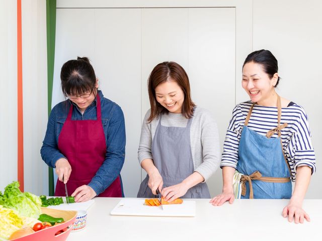 レッスン風景です!_お料理教室のラーゴ