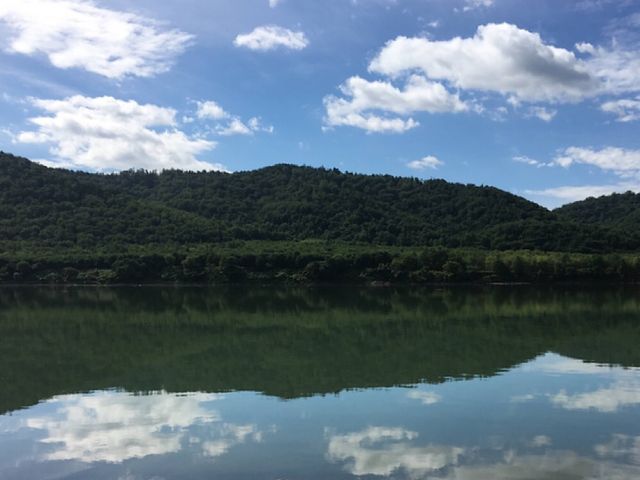 東川町/忠別湖!!クルージングでお魚見れるかもしれません♪_MUSH ROOMS SUP YOGA