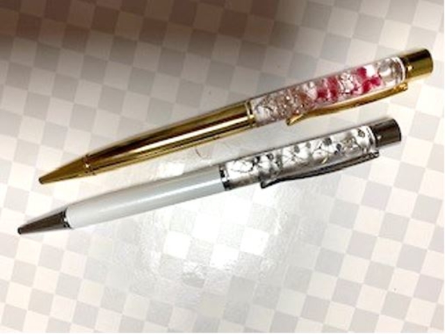 じゃらん・遊び・体験に初めて参加で製作したハーバリュームボールペン_プティ・フルール