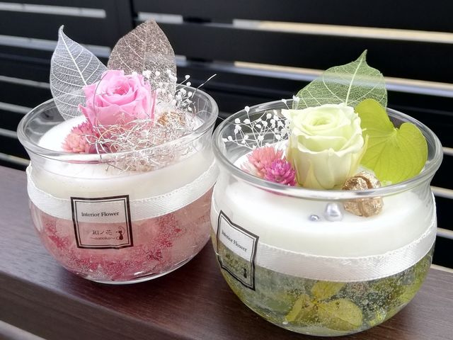 アロマワックスカップ(参加者様作品)_和ノ花〜nanoka〜