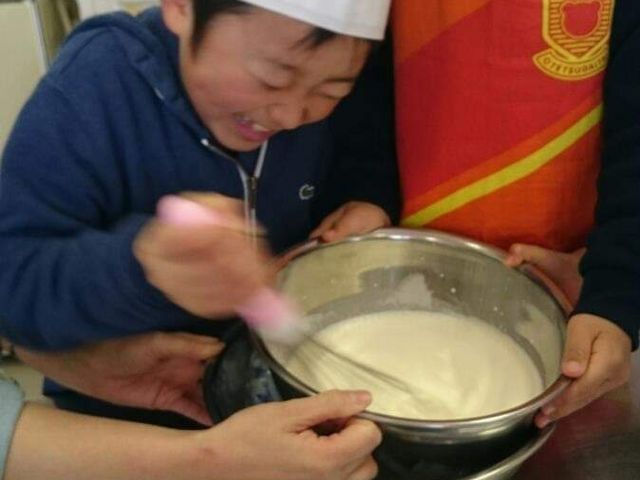 山のパティシエ ちびっこケーキ教室
