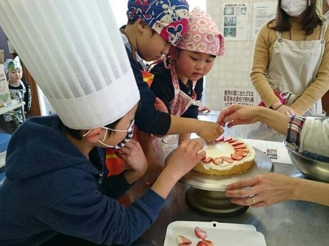 山のパティシエ ちびっこケーキ教室