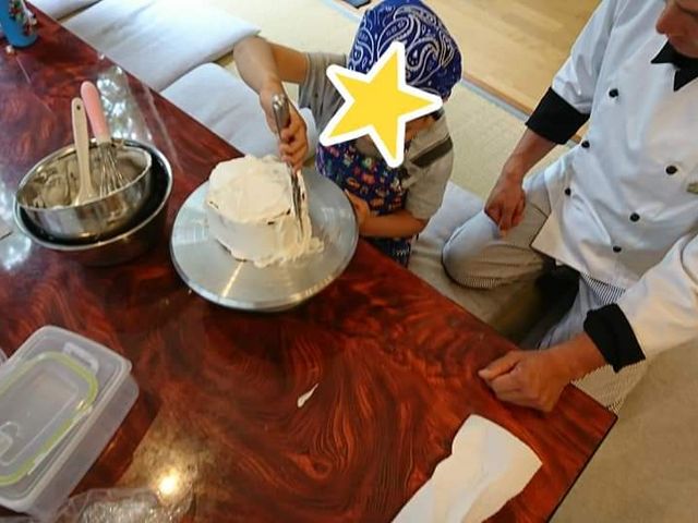 山のパティシエ ちびっこケーキ教室