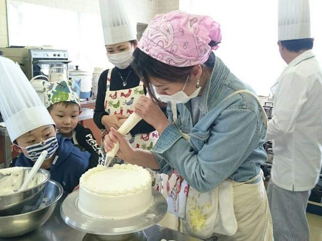 山のパティシエ ちびっこケーキ教室