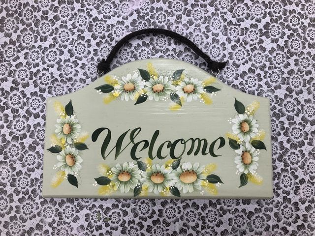 トールペイント
「welcomeボード」
2000円(税抜)_Happy Time