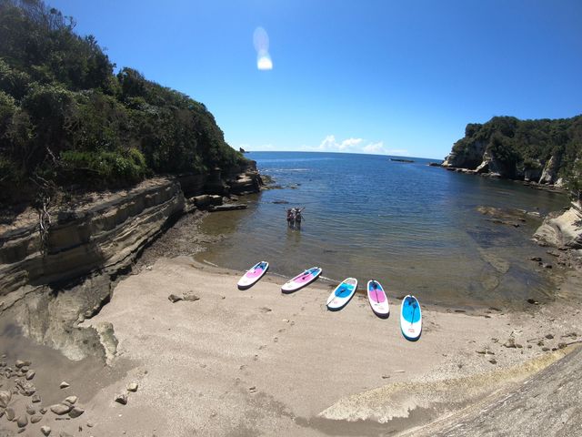絶景ポイントに、プチトリップ_SUP GUIDE KAMOGAWA