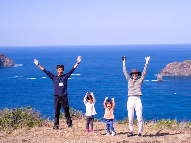 小さなお子様もご参加できるコースが有ります。_父島ガイドPolaris